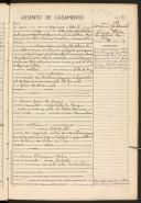 Registo de casamento n.º 188: Arsénio da Assunção c.c. Luísa Rocha da Silva da Faia