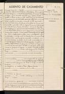 Registo de casamento n.º 218: Manuel de Agrela c.c. Maria da Conceição Afonso