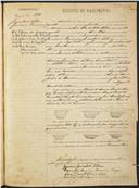 Registo de nascimento n.º 870: Germano Francisco Gonçalves Veloso. Pai: Germano Gonçalves Veloso; Mãe: Maria Gonçalves Veloso.