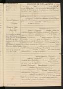 Registo de casamento n.º 91: Rufino Correia Rodrigues c.c. Augusta Araújo de Jesus