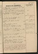 Registo de casamento n.º 106: José Mendes da Silva Júnior c.c. Maria Gomes de Amoreira