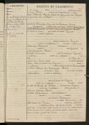 Registo de casamento n.º 107: Augusto Gonçalves Baeta c.c. Maria da Encarnação Rebelo