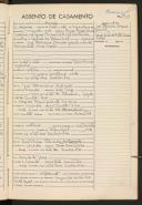 Registo de casamento n.º 916: José Francisco Marques Júnior c.c. Maria Bernardete Nunes Correia