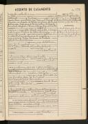 Registo de casamento n.º 171: João Alberto de Freitas c.c. Margarida Maria Oliveira da Silva Camacho