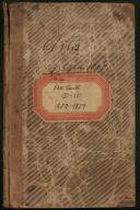 Livro 15.º de registo de óbitos do Porto Santo (1857/1859)