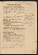 Registo de casamento n.º 4: José Teixeira Ornelas c.c. Maria Jesus Melim