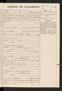 Registo de casamento n.º 191: João Vera Cruz Gouveia c.c. Maria Inês Mão-Cheia Gouveia