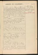 Registo de casamento n.º 147: António Luís dos Santos c.c. Natividade de Jesus Ramos Gomes Serrão