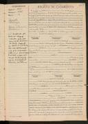 Registo de casamento n.º 555: Manuel Pestana c.c. Maria Vitorina Pestana