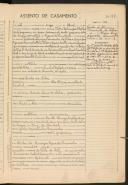 Registo de casamento n.º 166: Carlos Antonino Fernando da Silva c.c. Maria Ema Azevedo Camacho