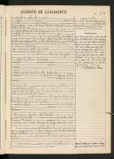 Registo de casamento n.º 176: Aníbal dos Santos António c.c. Orlanda Maria Ferreira de Freitas