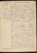 Registo de casamento n.º 106: Manuel Joaquim de Abreu c.c. Conceição Batista