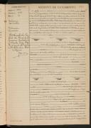 Registo de casamento n.º 597: António de Castro c.c. Filomena Conceição