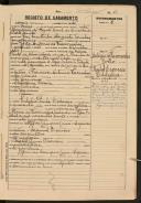 Registo de casamento n.º 6: João António de Vasconcelos c.c. Eulália Paula Escórcio