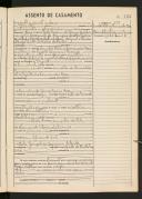 Registo de casamento n.º 122: Arnaldo Valério Fernandes Rosa c.c. Olívia da Paixão Sequeira Moniz