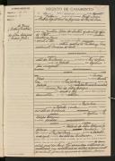 Registo de casamento n.º 72: António Mateus de Jesus c.c. Maria José da Silva Rodrigues