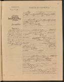 Registo de casamento n.º 33: Cândido Mendes c.c. Maria Amélia Pestana de Velosa