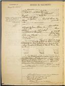 Registo de nascimento n.º 1562: Teodoro João Pereira. Pai: Luís João Pereira; Mãe: Maria de Jesus Pereira.