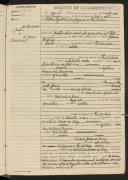 Registo de casamento n.º 147: João de Andrade c.c. Adelaide de Jesus