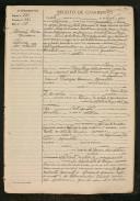 Registo de casamento n.º 739: Manuel Maria Caneca c.c. Palmira dos Santos