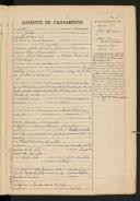 Registo de casamento n.º 344: José Queirós c.c. Maria Irene da Conceição