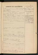 Registo de casamento n.º 512: Manuel Rodrigues Milho c.c. Maria da Conceição de Castro