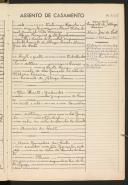 Registo de casamento n.º 954: Evaristo de Nóbrega Soares c.c. Maria José da Costa