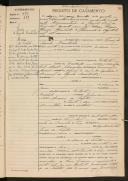 Registo de casamento n.º 479: Luís de Agrela Coutinho c.c. Maria de Freitas