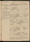 Registo de casamento n.º 153: João Fernandes de Sousa c.c. Isabel de Jesus Farinha