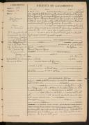 Registo de casamento n.º 184: João Joaquim Afonso c.c. Maria da Conceição