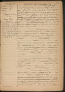 Registo de casamento n.º 429: Francisco de Assis Rodrigues c.c. Maria Isabel Gonçalves