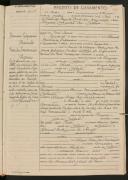 Registo de casamento n.º 118: Manuel Francisco Capazorio c.c. Maria Rosa da Encarnação