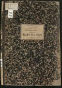 Livro de registo de baptismos da Tabua do ano de 1876