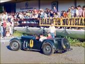 Automóvel Aston Martin Le Mans (1933) do piloto José M. Albuquerque, na prova de perícia do 3.º Raid Diário de Notícias, no complexo turístico da Matur, Freguesia de Água de Pena, Concelho de Machico