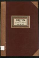Livro de registo de óbitos do Curral das Freiras do ano de 1910