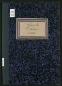 Livro de registo de óbitos de Gaula do ano de 1886
