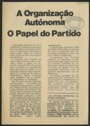 Folheto sobre o partido do PRP/BR
