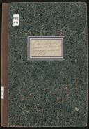 Livro de registo de óbitos da Serra de Água do ano de 1873