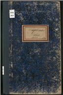 Livro de registo de baptismos da Tabua do ano de 1881