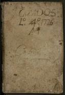 Livro 4.º de registo de casamentos do Porto do Moniz (1725/1770)