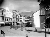Largo da Sé (atual largo D. Manuel I) e rua do Aljube, Freguesia da Sé, Concelho do Funchal