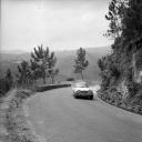Automóvel de competição Triumph TR4, do piloto António de Jesus Pereira, durante a VII Volta à Ilha da Madeira, em local não identificado, na Ilha da Madeira