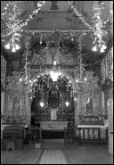 Nave e altar mor da igreja de Nossa Senhora da Ajuda, Freguesia da Serra de Água, Concelho da Ribeira Brava