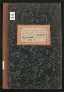 Livro de registo de casamentos da Ribeira da Janela do ano de 1864