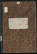 Livro de registo de óbitos da Tabua do ano 1860