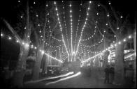 Iluminações de Natal e Fim de Ano na avenida Zarco, na passagem do ano de 1936 para 1937, Freguesia da Sé, Concelho do Funchal