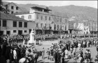 Parada militar comemorativa da batalha de La Lys, avenida Dr. Manuel de Arriaga, Freguesia da Sé, Concelho do Funchal