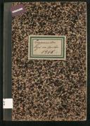Livro de registo de casamentos da Fajã da Ovelha do ano de 1906