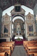 Capela-mor e altar da igreja do convento de Santa Clara, calçada de Santa Clara, Freguesia de São Pedro, Concelho do Funchal