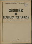 Projecto do PCP para a Constituição da República Portuguesa